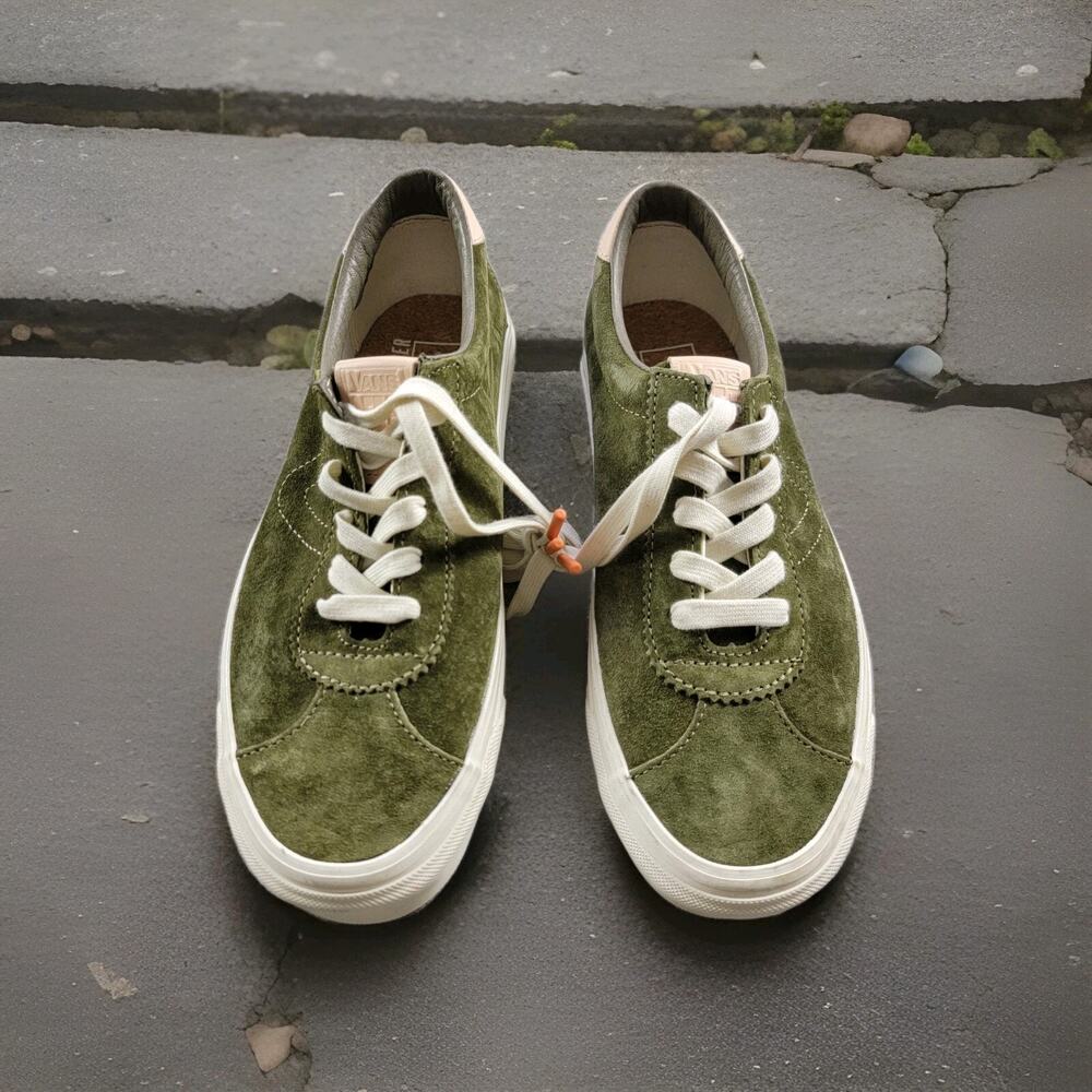 Todd Snyder x Vans Dirty Martiny Sneaker Lace-Up 73 DX Size US 10.5 Olive Green